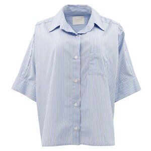 Citizens of Humanity Claire Origami Shirt XS Cotton Poplin Stripe